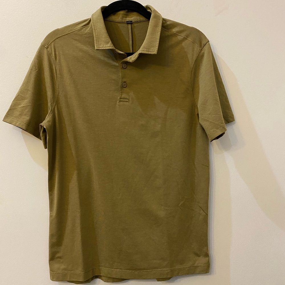 Lululemon Evolution Short Sleeve Polo Shirts Men Size S